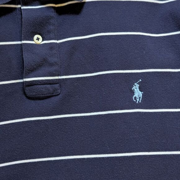 Polo Ralph Lauren Navy Polo Shirt With Logo - Picture 6 of 7